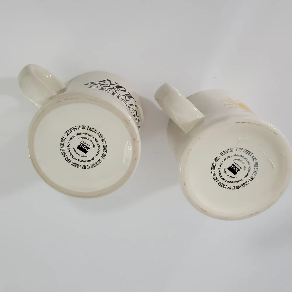 Funny Coffee Mug Set Good Morning Sunshine Not a Morning Person Pair Gift